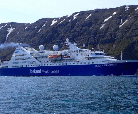 Die Ocean Diamond ist das perfekte Schiff für die engen Fjorde