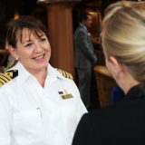 Der erste weibliche Cunard-Kapitän, Inger Thorhauge