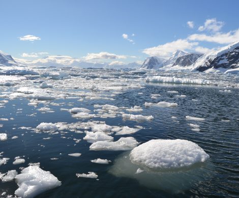 Schon kleine Eisschollen lassen vermuten, welche Gefahr Eisberge unter Wasser bergen