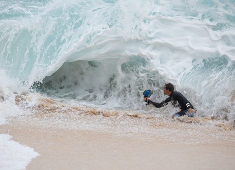 Mittendrin statt oben drauf: Vom Surfer zum Fotografen