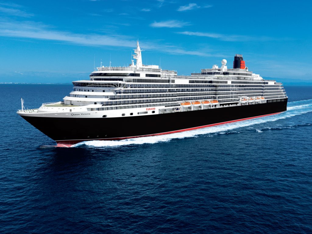 Auch die Queen Victoria von Cunard kommt 2018 nach Kiel