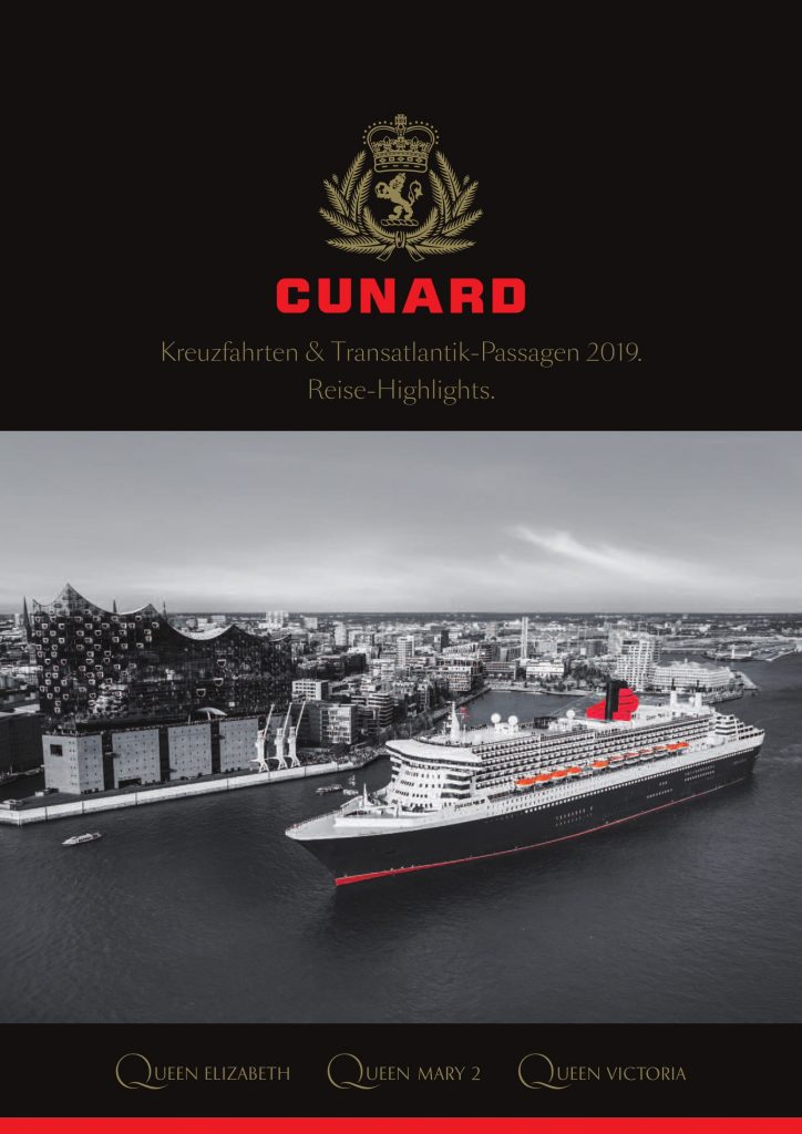 Der neue Cunardkatalog 2019