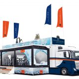Hapag Lloyd Cruises hat für Messen und eine Roadshow im nächsten Jahr einen eigens ausgebauten und gebrandeten Spezialtruck als mobiles Eventcenter gechartert.