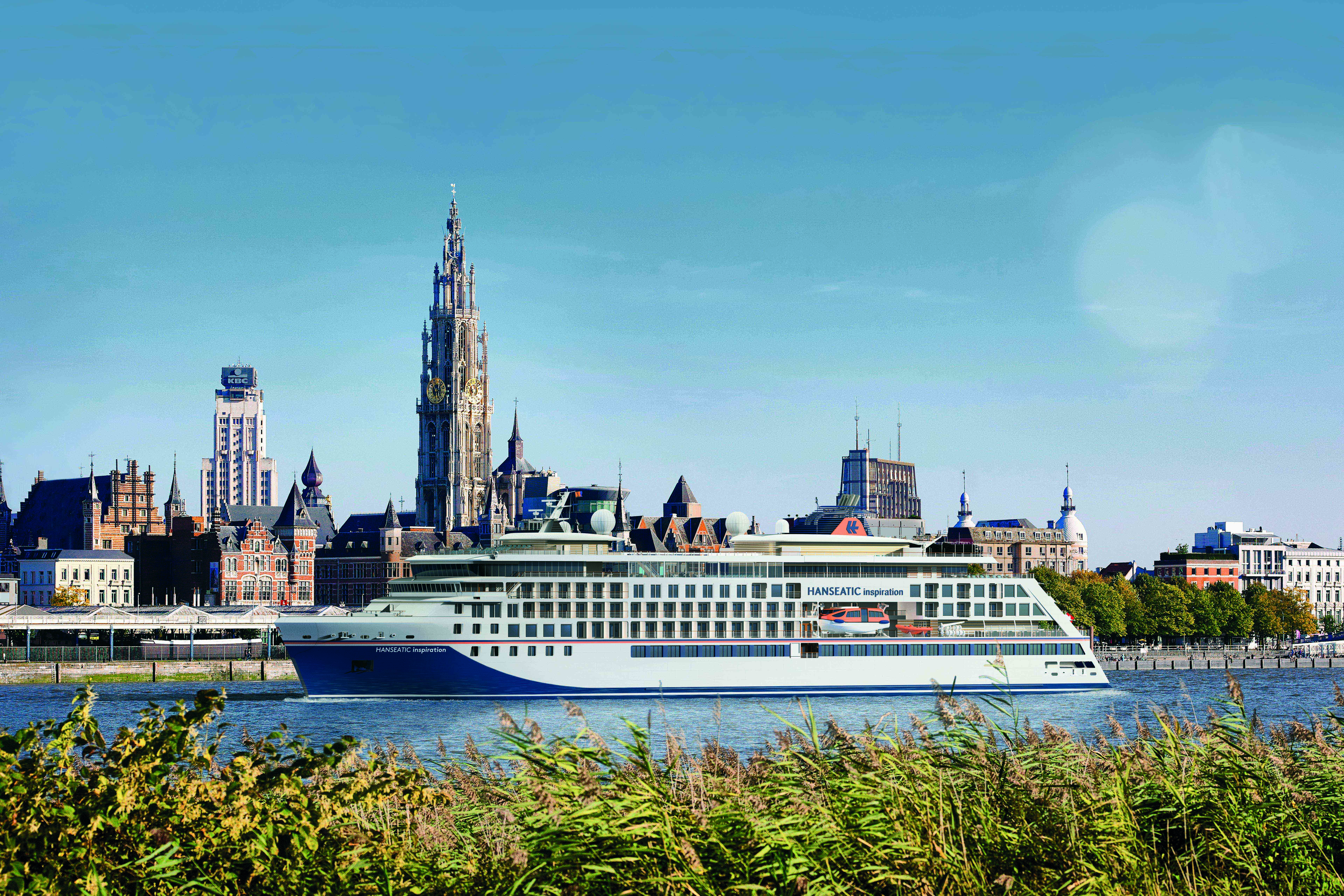 Hapag-Lloyd Cruises wird sein zweites Expeditionsschiff am 13. Oktober 2019 vor der Kulisse der belgischen Hafenstadt Antwerpen auf den Namen HANSEATICinspiration taufen. Zum ersten Mal in der Stadtgeschichte wird damit ein Kreuzfahrtschiff in Antwerpen getauft.