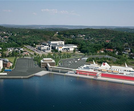 Fjord Line wird die Linie Strömstad–Sandefjord weiter ausbauen und dafür in Sandefjord in einer Bucht des Oslofjords einen eigenen Fährhafen bauen
