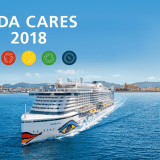 AIDA will die Emissionen der gesamten Flotte so weit wie möglich senken. 2023 wird mehr als die Hälfte aller Gäste auf AIDAs LNG-Kreuzfahrtschiffen reisen.
