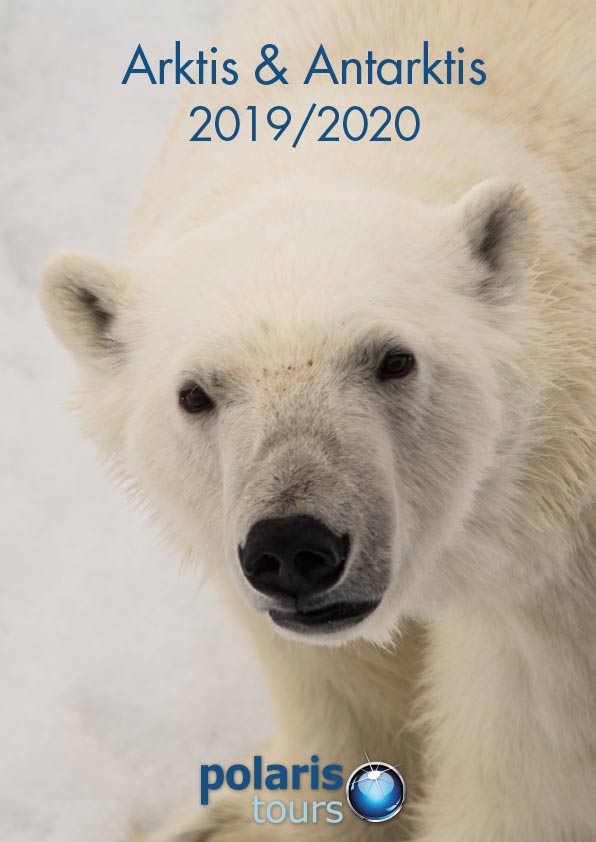 Polaris Tours bietet in seinem neuen Katalog Arktis & Antarktis 2019/2020 insgesamt 40 unterschiedliche Kreuzfahrten und Expeditionen mit vielen Terminen