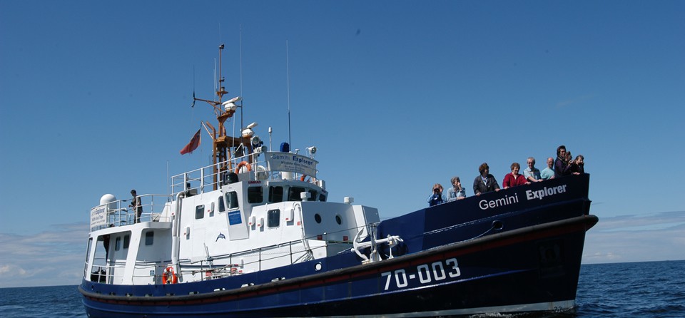 Dertour: Erstmals werden in Deutschland neuntägige Reisen auf die Hebriden mit dem ehemaligen Seenotrettungskreuzer M/S Gemini Explorer angeboten.