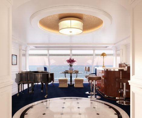 Oceania Cruises renoviert die 1.250-Gäste-Schiffe Marina und Riviera mit völlig neuen Suiten, exklusiv eingerichtet mit Ralph Lauren