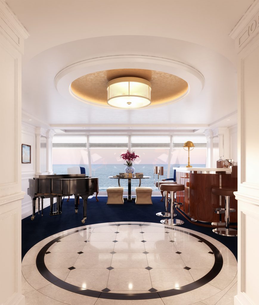 Oceania Cruises renoviert die 1.250-Gäste-Schiffe Marina und Riviera mit völlig neuen Suiten, exklusiv eingerichtet mit Ralph Lauren