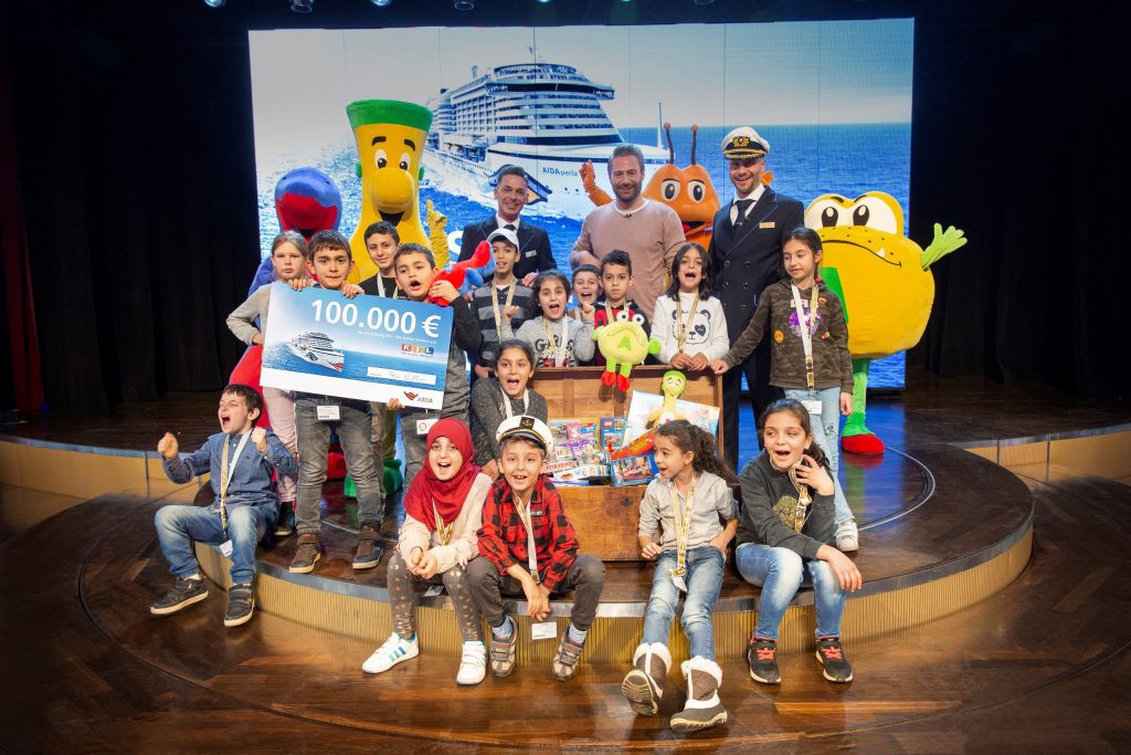 Heute um 18 Uhr startet der 23. RTL Spendenmarathon. AIDA Cruises beteiligt sich mit einer Spende von 100.000 Euro an der Initiative.