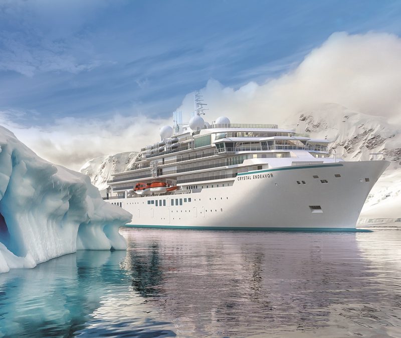 Erstmals bietet Crystal Cruises seinen Gästen auf der Luxus-Expeditionsyacht Crystal Endeavor eine Kreuzfahrt durch die Nordostpassage.