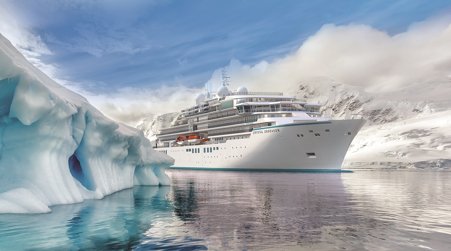 Erstmals bietet Crystal Cruises seinen Gästen auf der Luxus-Expeditionsyacht Crystal Endeavor eine Kreuzfahrt durch die Nordostpassage.