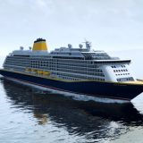 Die Spirit of Adventure, der zweite Neubau für Saga Cruises, nimmt mit dem Brennstart erste Formen bei der Meyer Werft an