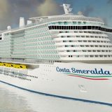 Costa Crociere hat die Aufschwimm-Zeremonie der Costa Smeralda in Turku gefeiert, die Schiffstaufe wird am 3. November 2019 in Savona stattfinden
