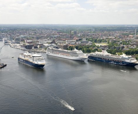 Mit einem Anlauf der „AIDAcara“ startet Kiel am Sonntag, den 7. April, in die diesjährige Kreuzfahrtsaison mit insgesamt 178 Anläufen (2018: 169)
