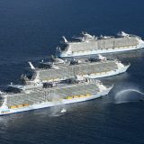 Royal Caribbean International feiert den Baubeginn des fünften Kreuzfahrtschiffes der Oasis-Klasse, in der französischen Werft Chantiers de l'Atlantique