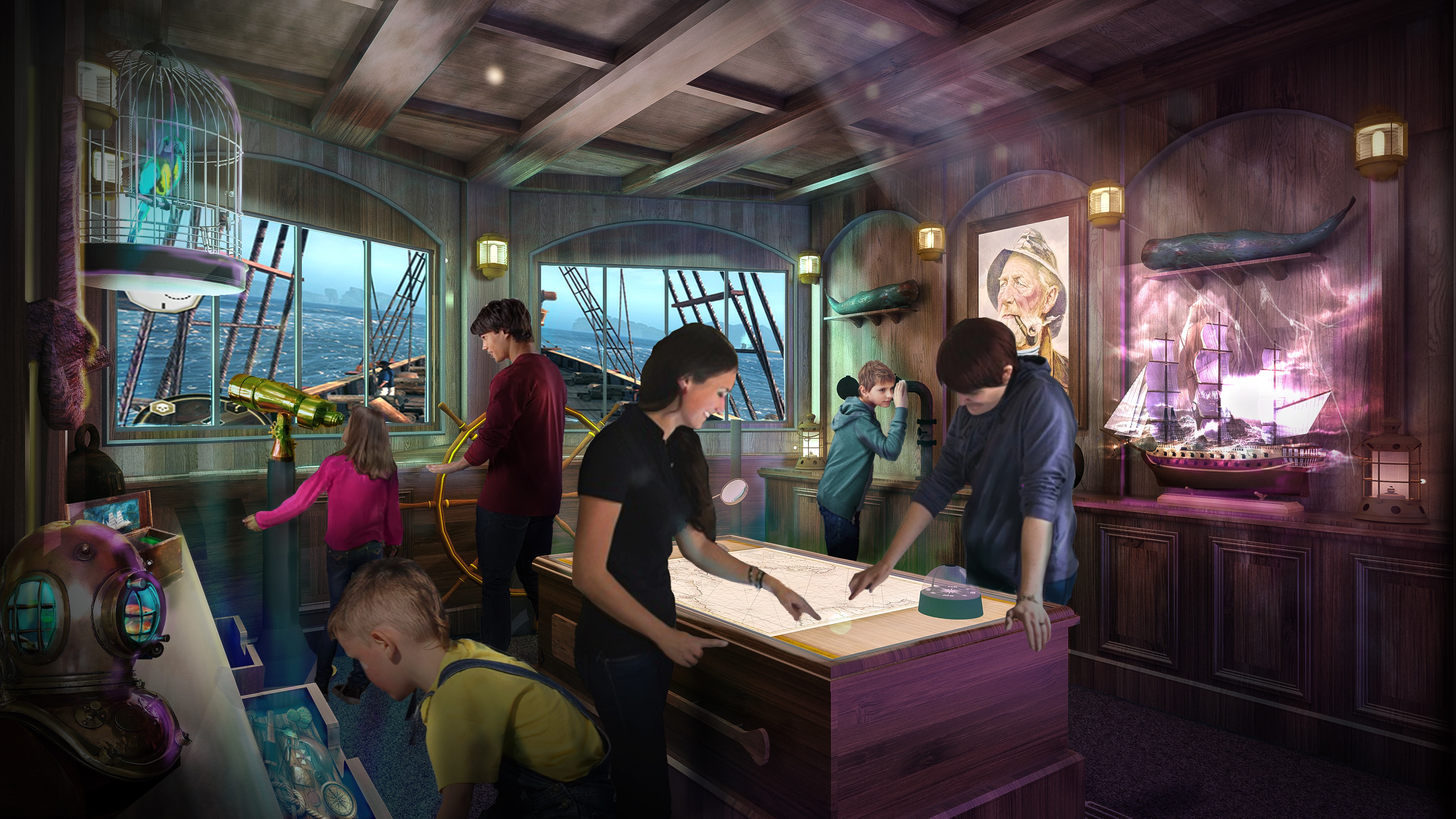 Phantom Bridge bietet Princess Cruises auf den Schiffs-Neubauten Sky Princess (Jungfernfahrt Oktober 2019) und Enchanted Princess (Juni 2020) erstmals ein Escape Room-Spiel für Passagiere aller Altersklassen.