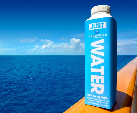 Norwegian Cruise Line gewird Partner von JUST® Goods und verbannt ab dem 1. Januar 2020 Einwegflaschen aus Plastik von Bord der gesamten Flotte.
