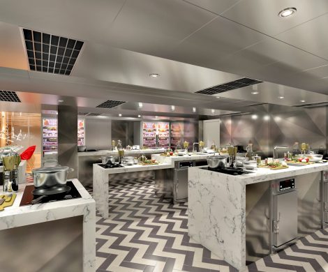 Passagiere der neuen Carnival Panorama können an einer Vielzahl ausgewählter Kochkurse teilnehmen, im ein eigens konzipierten Kochstudio auf Deck 4