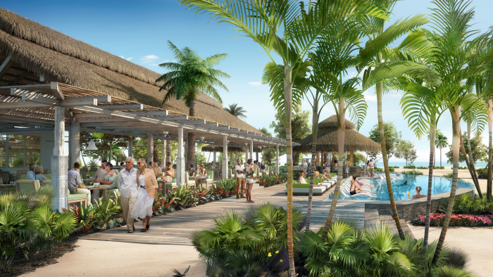 Royal Caribbean International wird 2021 in Antigua den ersten Beach Club der The Royal Beach Club Collection in der Nähe von Fort James eröffnen.