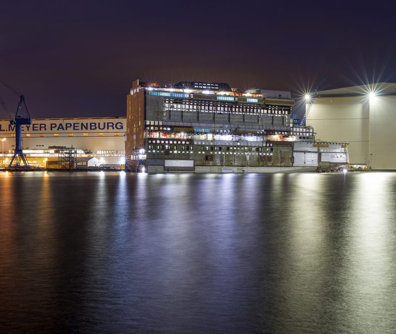 Die Meyer Werft in Papenburg steckt wegen des Corona-Virus in einer Krise: Es drohen Kurzarbeit und auch der Abbau von Arbeitsplätzen