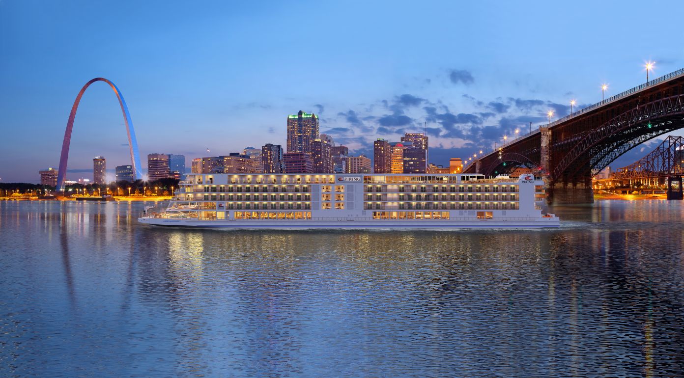 Viking Cruises startet mit dem Neubau Viking Mississippi erstmals Flusskreuzfahrten auf dem gleichnamigen Gewässer.