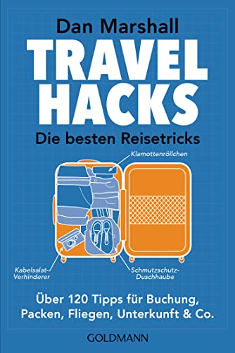 Buchkritik/Rezension Travelhacks von Dan Marshalll, Goldmann Verlag. Die 10 Euro für dieses Buch sind gut angelegt, mit der Umsetzung weniger Hacks hat man das Geld schnell wieder heraus.